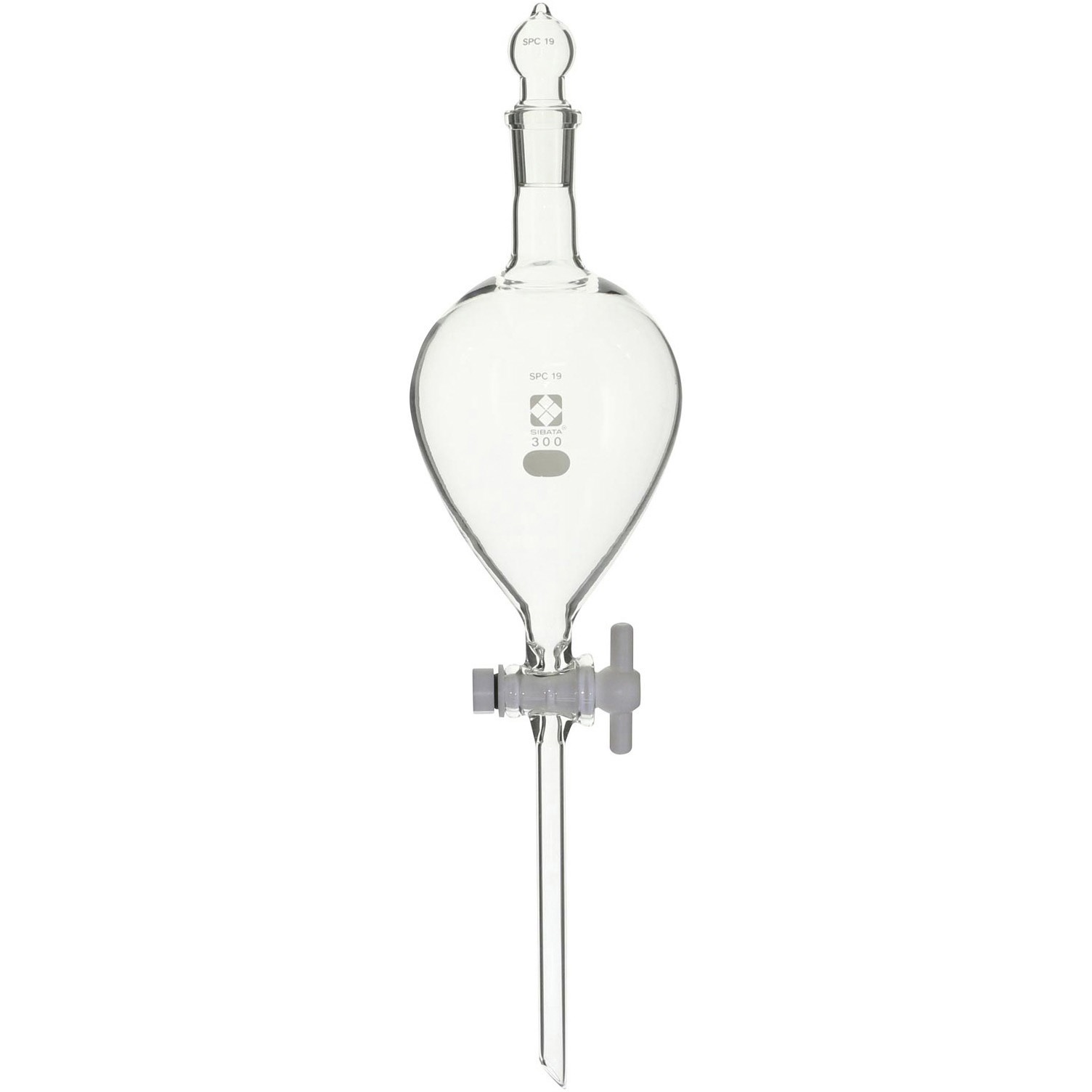 031230-300 SPC分液ロート PTFEコック付 SIBATA(柴田科学) 容量300mL