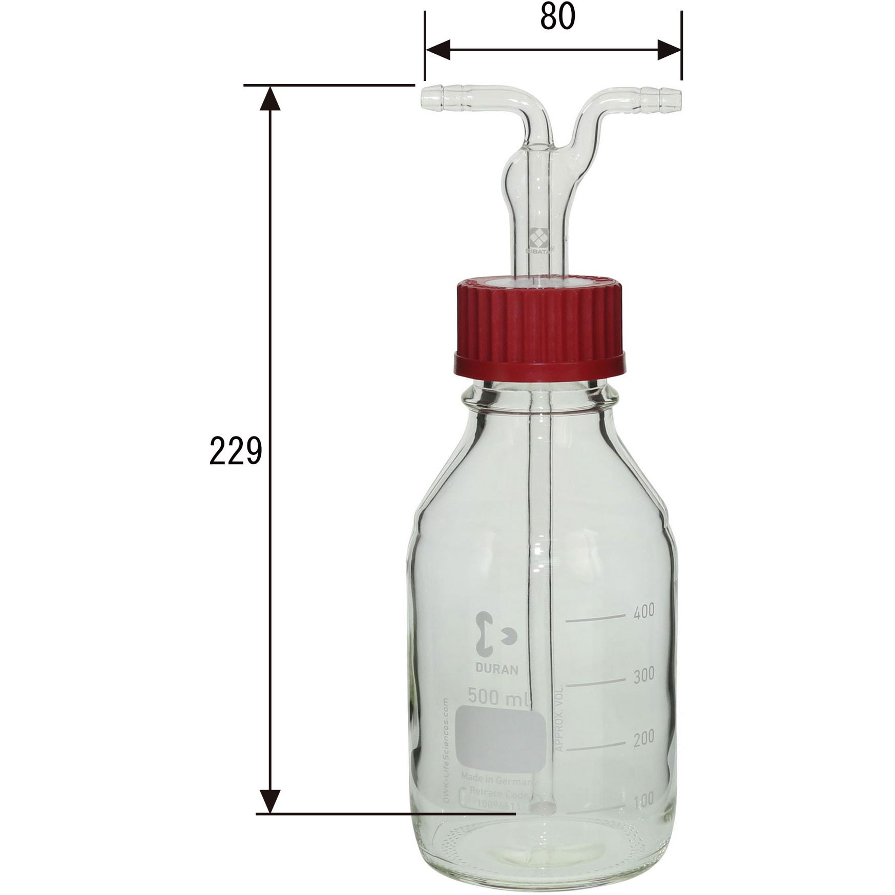 014660-500 ねじ口洗浄びん フィルター付 1L SIBATA(柴田科学) 500mL - 【通販モノタロウ】