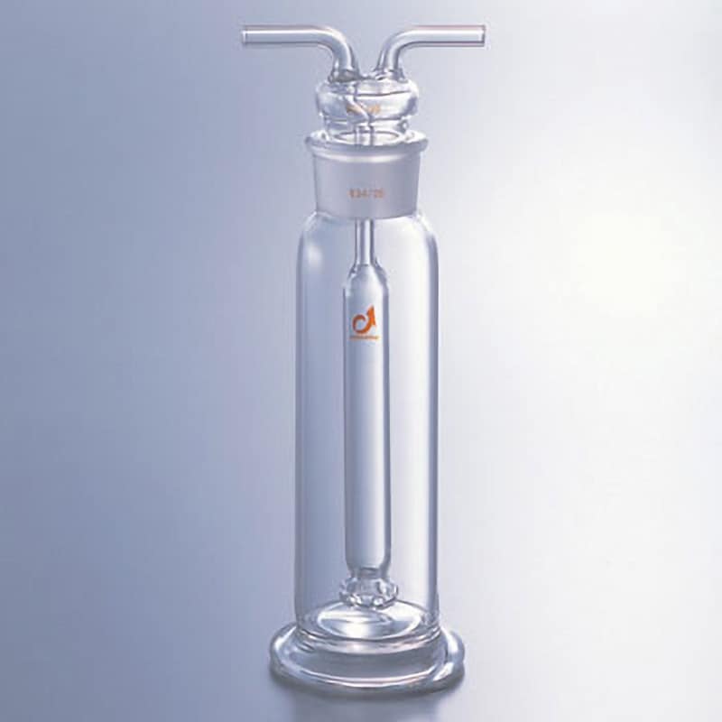 クライミング ガス洗浄瓶(板フィルター付き) 1000mL  1-4374-04 - 3