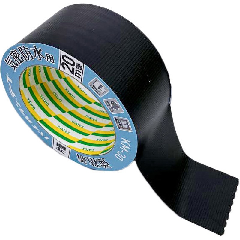 エースクロス 気密テープ 30巻 色 黒色 50mm20m 光洋化学 SBW エース