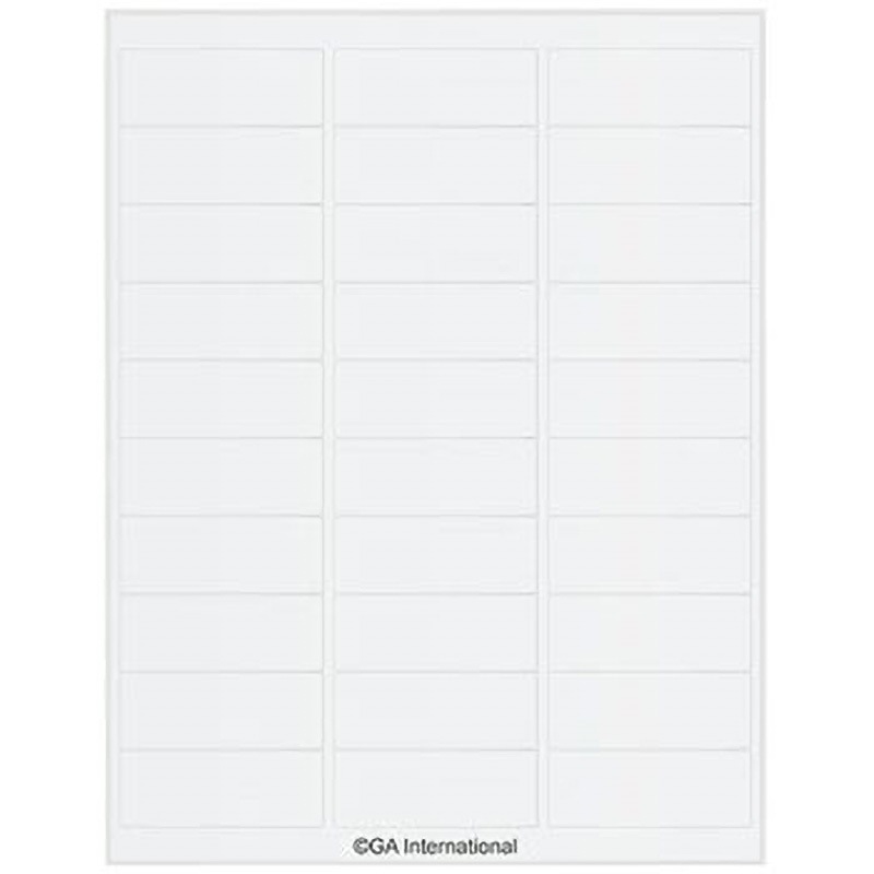 RCL-3T1-WH リムーバブルクライオラベル レーザープリンタータイプ 1袋(16シート×30ラベル) GA International 【通販モノタロウ】