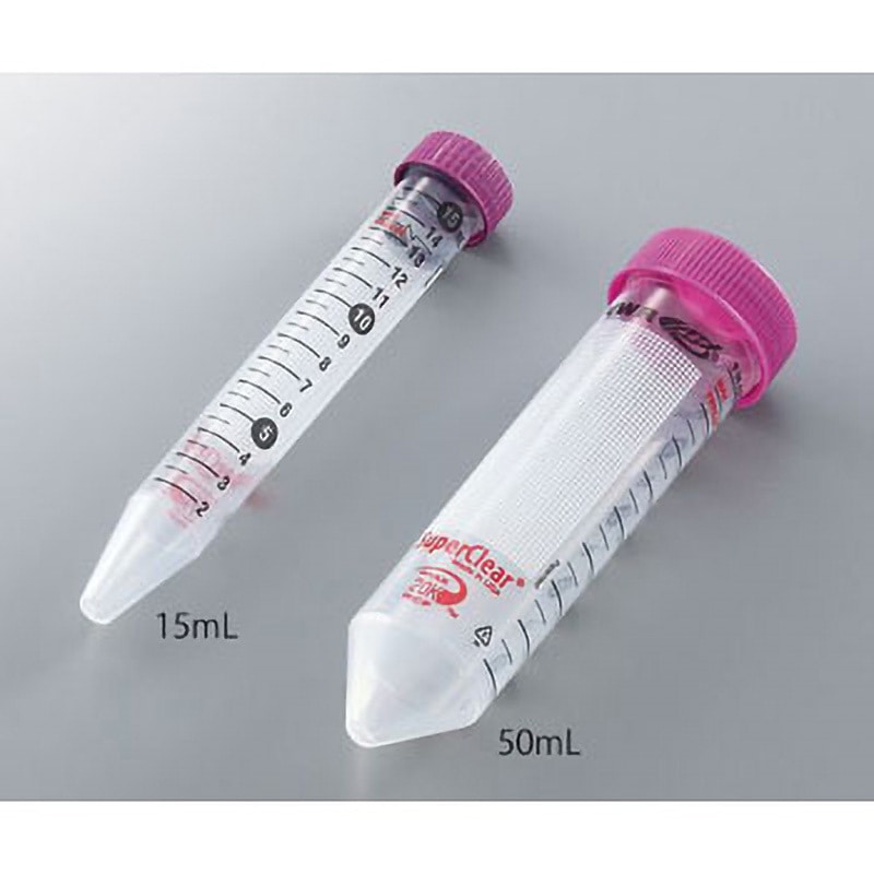 93000-022 スーパークリアー遠沈管 93000シリーズ VWR 15mL  1箱(10袋×50本)