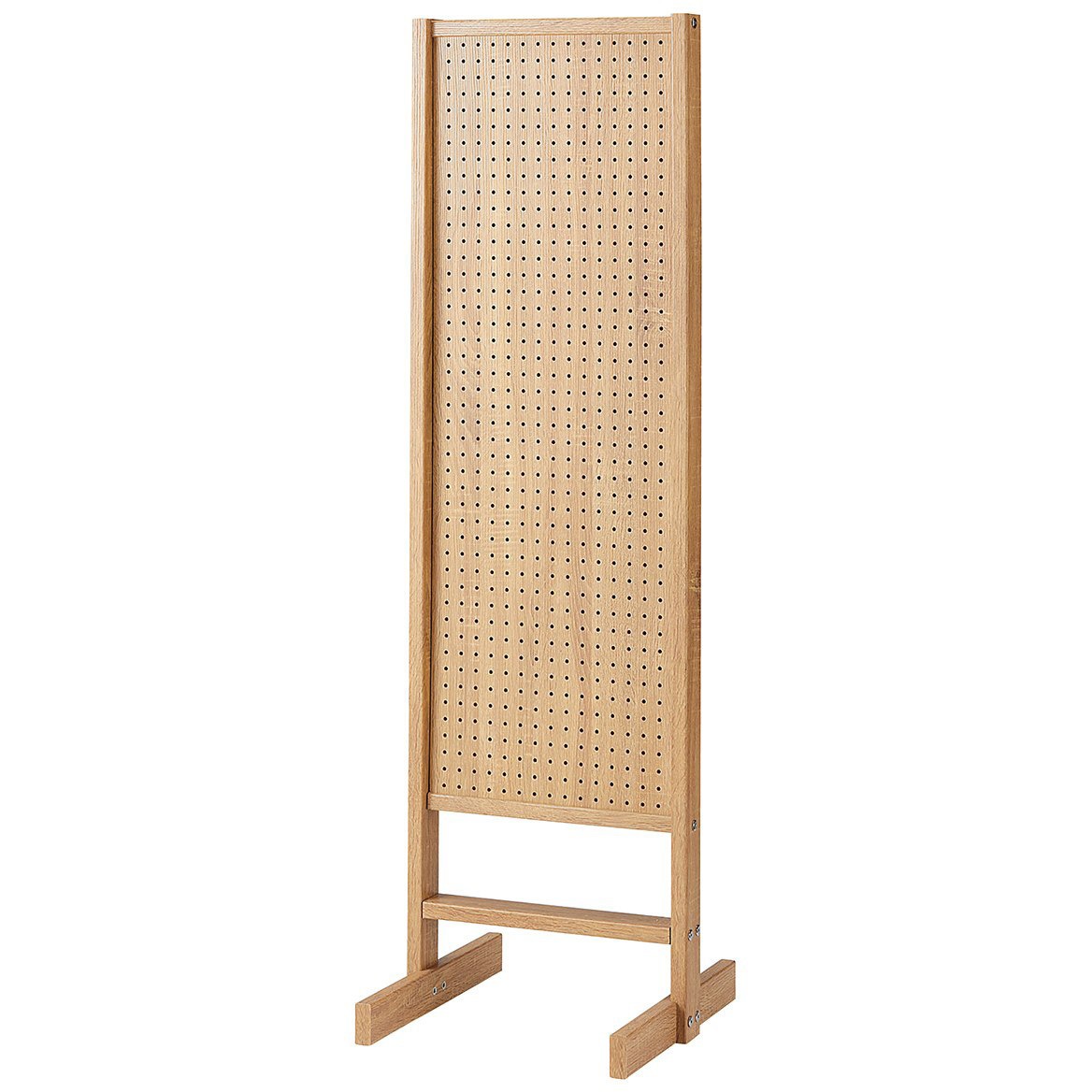 3336-3752 両面有孔パネルスタンド ラスティック柄 ストア・エキスプレス 荷重20kg 幅45cm奥行45cm高さ150cm 1台 3336-3752