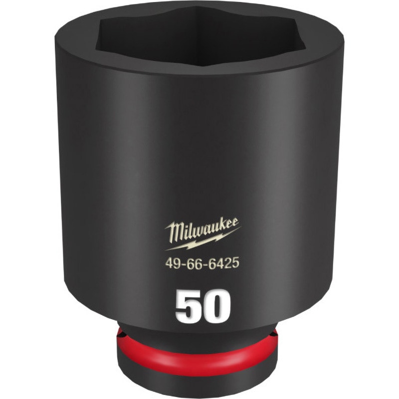 49-66-6425 SHOCKWAVE IMPACT DUTY ディープインパクトソケット 3/4インチ(19mm) ミルウォーキーツール 寸法50mm  49-66-6425