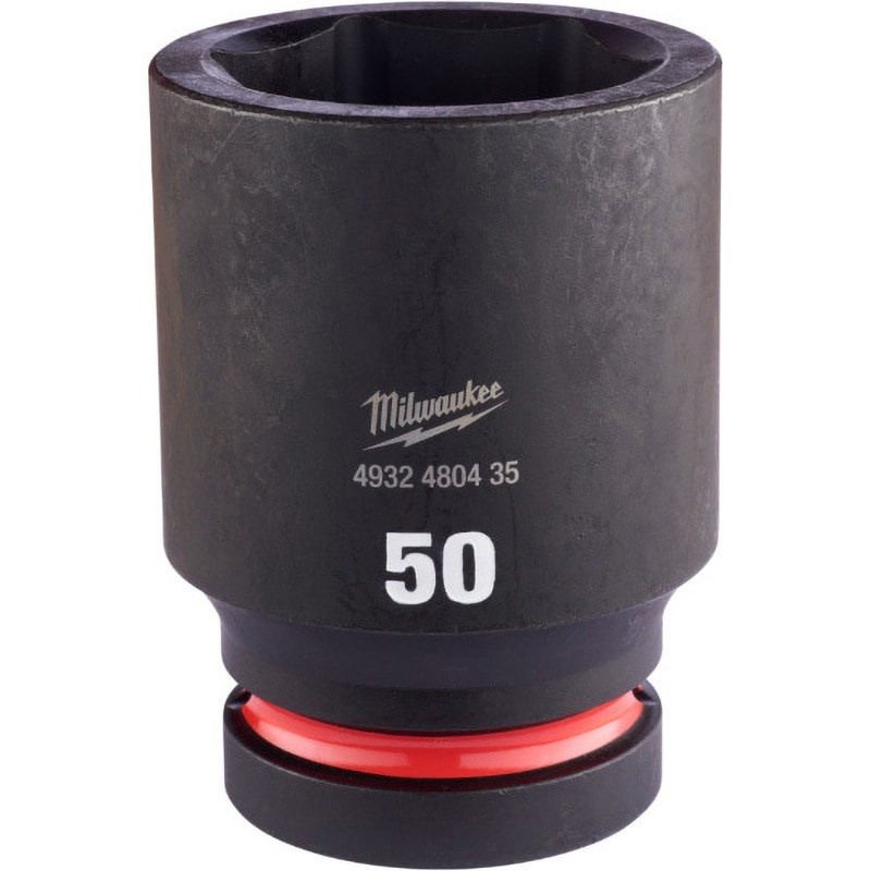 4932480435 SHOCKWAVE IMPACT DUTY ディープインパクトソケット 1インチ(25.4mm) ミルウォーキーツール 寸法50mm