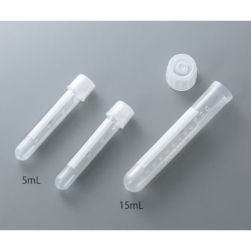 34180015D 滅菌PPチューブ 目盛付 3418シリーズ アズワン 15mL