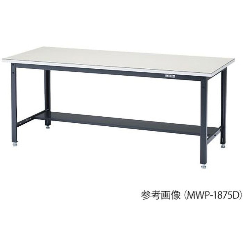 MWP-1275D 帯電防止マット張り作業台 中量作業台 アズワン 荷重500kg 間口1200mm奥行750mm高さ750mm  MWP-1275D