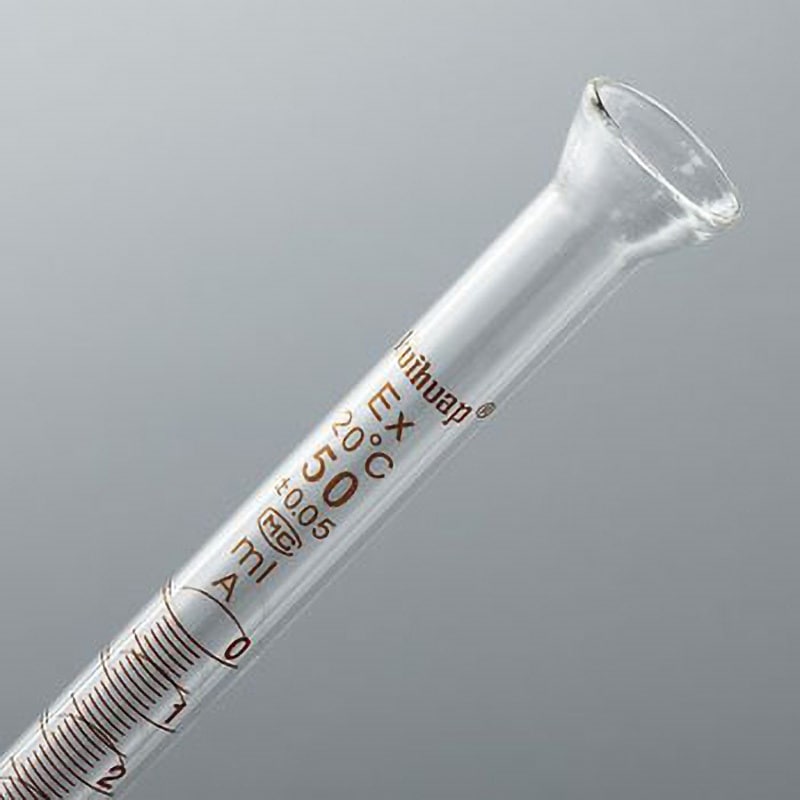 BPS50 広口ビュレット PTFEコック付 BPシリーズ アズワン 容量50mL 