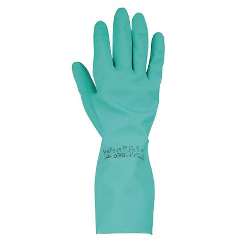 37-176 化学防護手袋 ニトリル 37-176シリーズ 重松製作所 全長33cm 1
