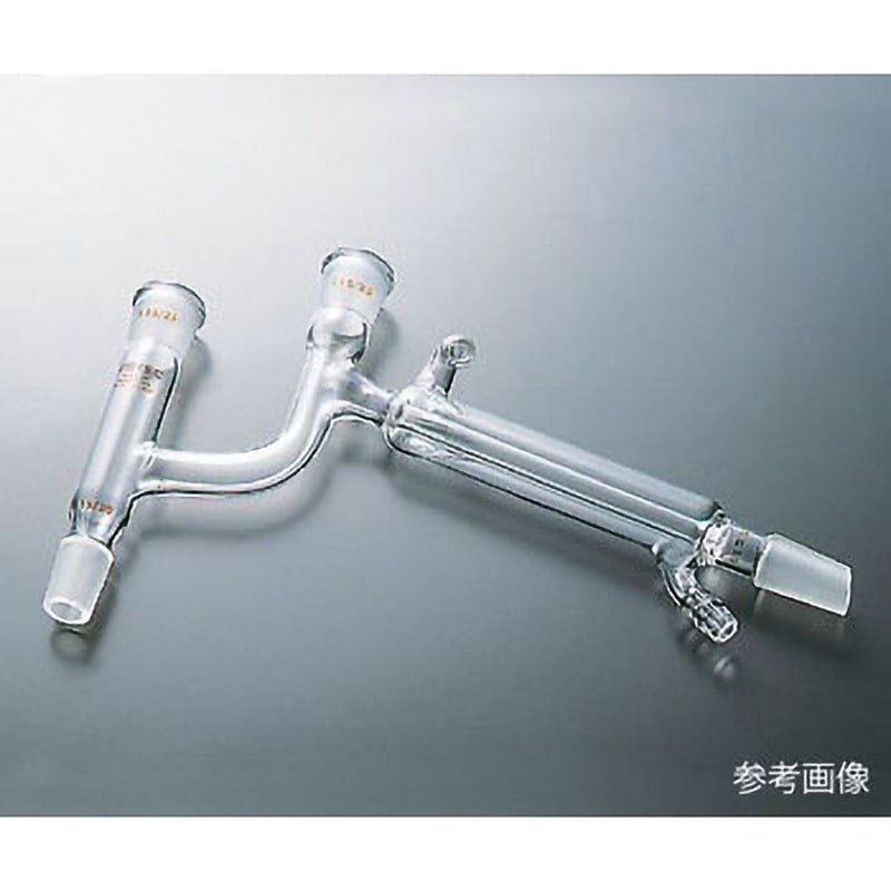 セミ・ミクロリービッヒ冷却器　普通摺合 コスモスビード（VIDTEC） aso 3-9398-01 医療・研究用機器 セミ・ミクロリービッヒ冷却器 透明摺合 コスモスビード VIDTEC 2800