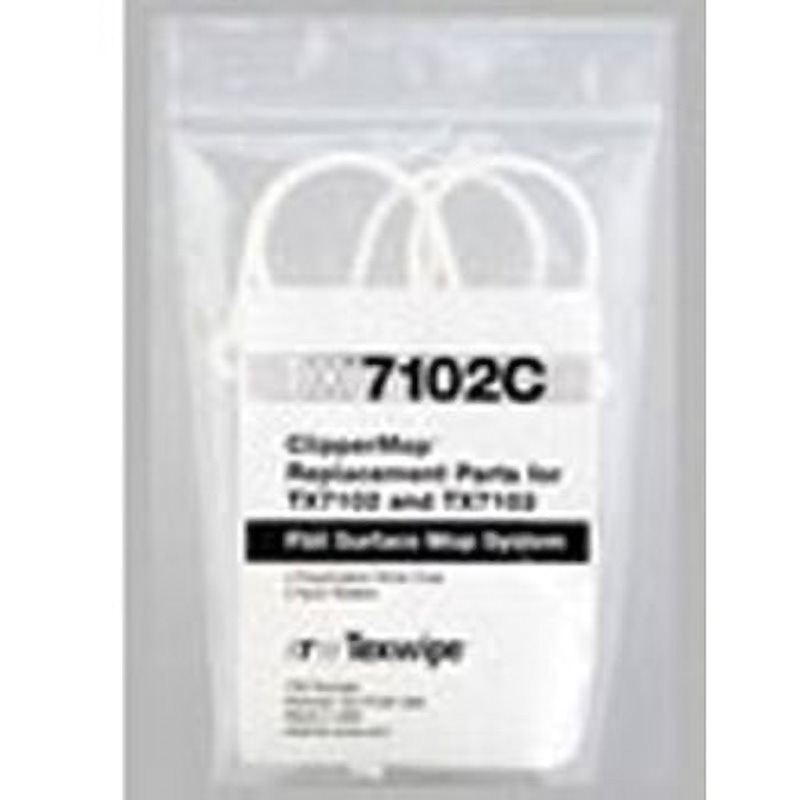 TX7102C クリーンルームモップ ClipperMop 用オプション品 TexWipe(テックスワイプ) 1セット TX7102C
