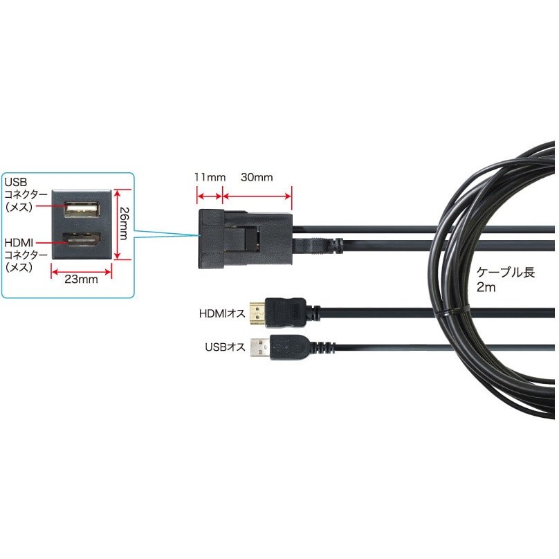 USB14A HDMI/USBコネクター Beat-Sonic 1個 USB14A - 【通販