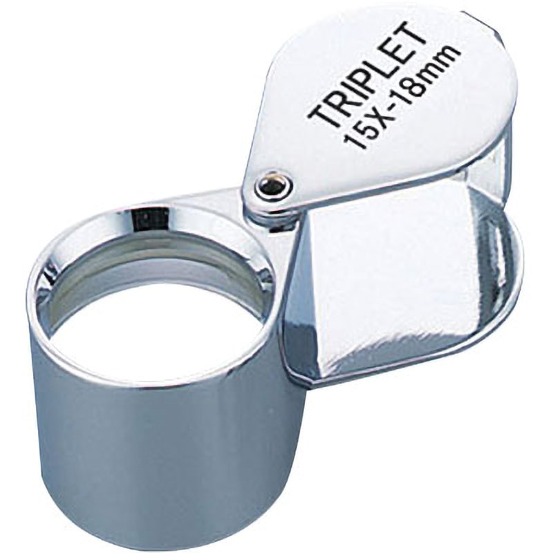 7008A ルーペ アズワン 携帯用 倍率15× レンズ径18mm 7008A - 【通販
