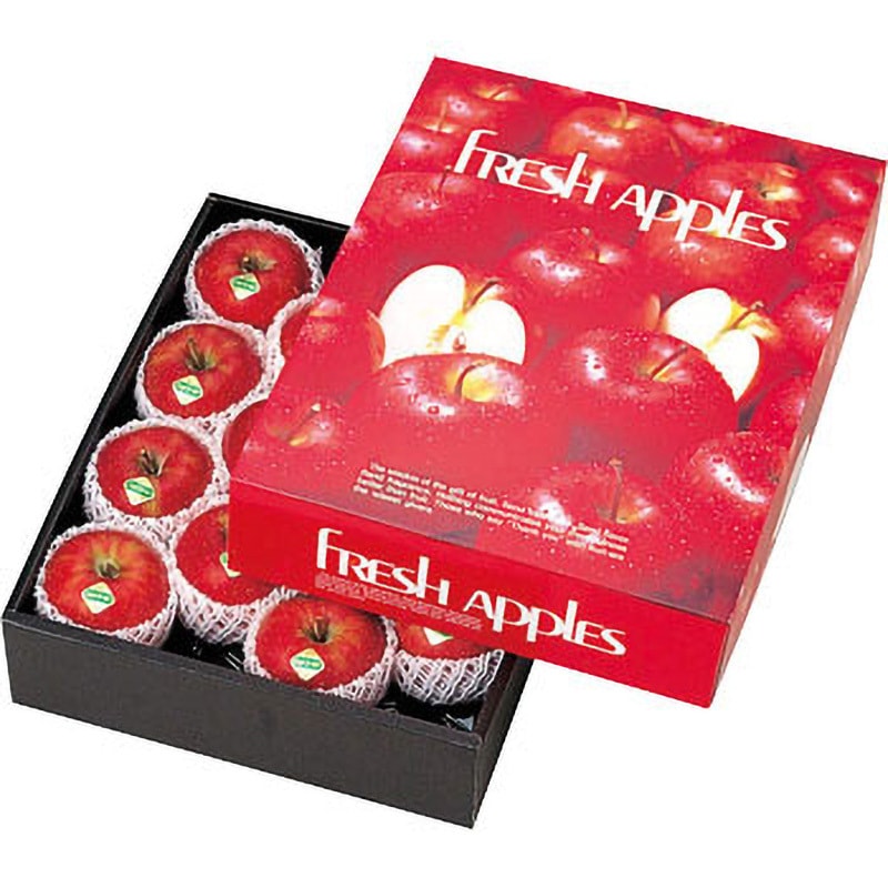 L-280 メニーアップルズ ヤマニパッケージ 果物・フルーツ りんご5kgトレー用 フタ・身 寸法435×345×105mm 1ケース(30枚) L-280