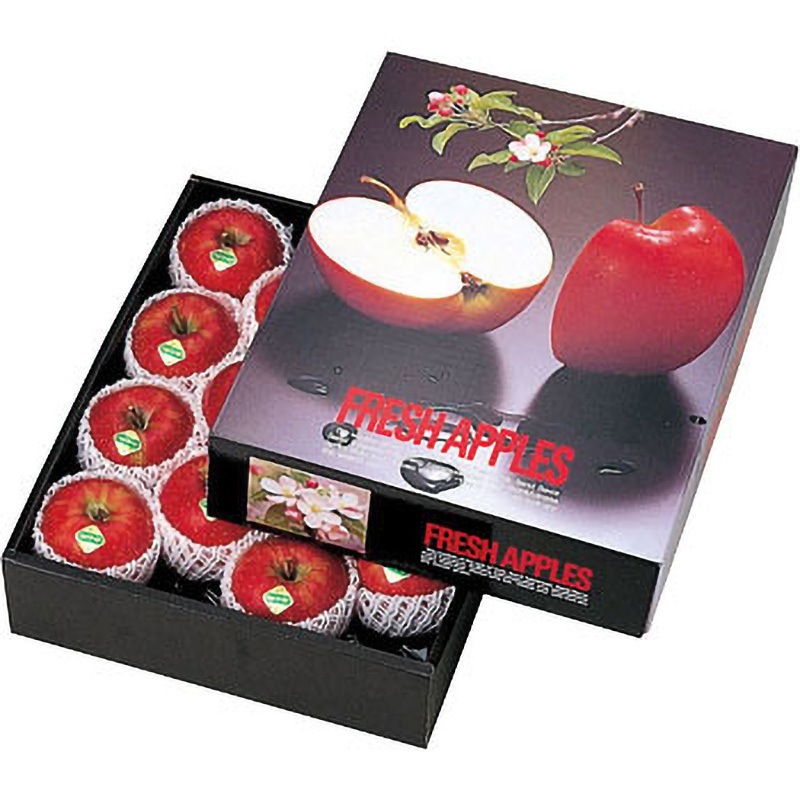 L-281 ネオアップル ヤマニパッケージ 果物・フルーツ りんご5kgトレー用 フタ・身 寸法435×345×105mm 1ケース(30枚) L-281