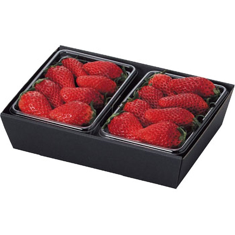 L-453 いちごパック用黒トレー ヤマニパッケージ 果物・フルーツ 本体