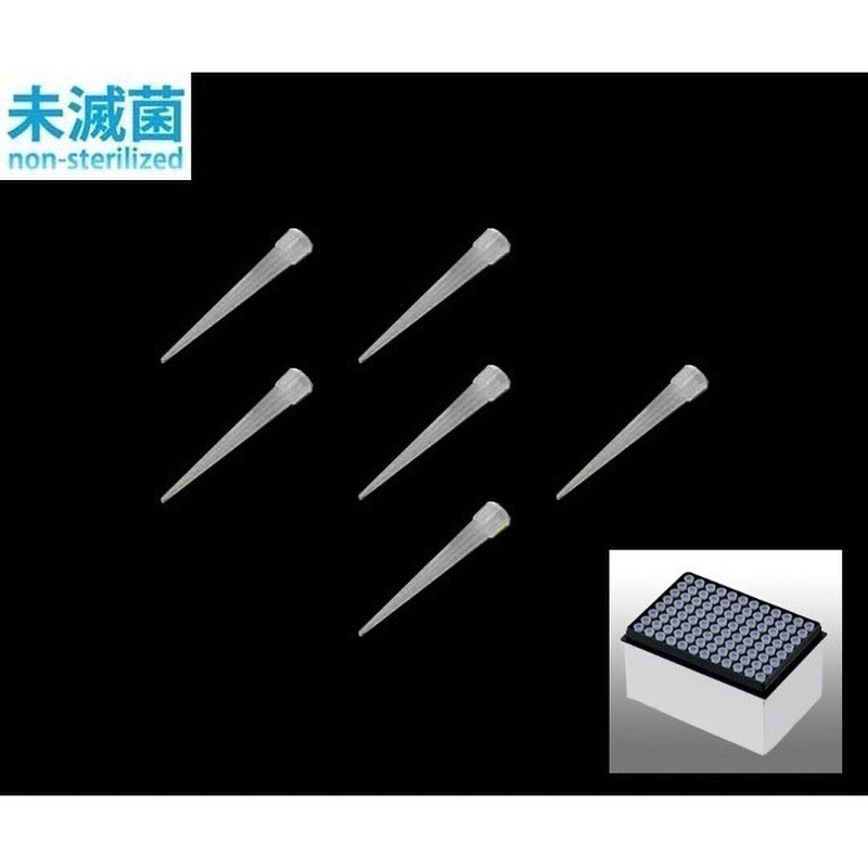 IN122-801C アイビス(R)ピペットチップ  (ボックスパック用スペアープレート) アイビス 容量1～200μL  1ケース(96本×10枚) IN122-801C