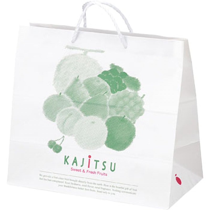 L-1004 果実パレット手提袋(大) ヤマニパッケージ 果物・フルーツ 寸法380×200×350mm 1ケース(100枚) L-1004