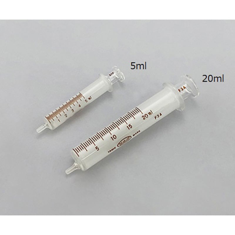 白硬注射筒(ルアー) 容量200mL 1本