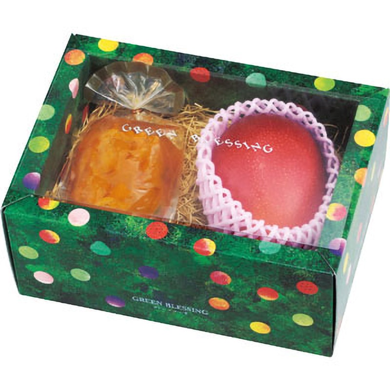 L-2320 みどりのめぐ実 2P グリーン ヤマニパッケージ 果物・フルーツ 本体・PET