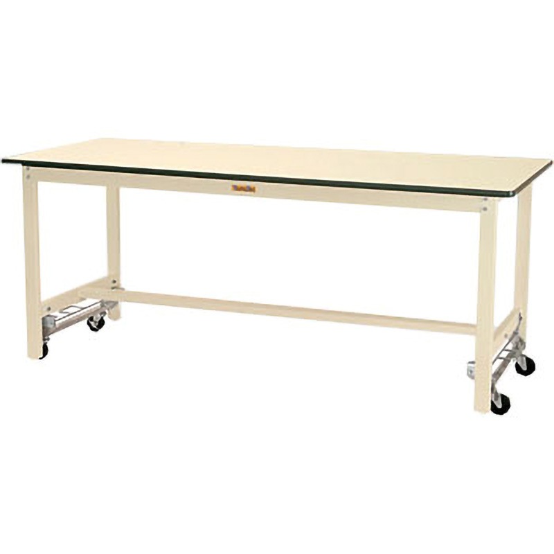 SWRC-775-02 キャスター付作業台 アズワン 間口750mm奥行750mm高さ740mm  SWRC-775-02