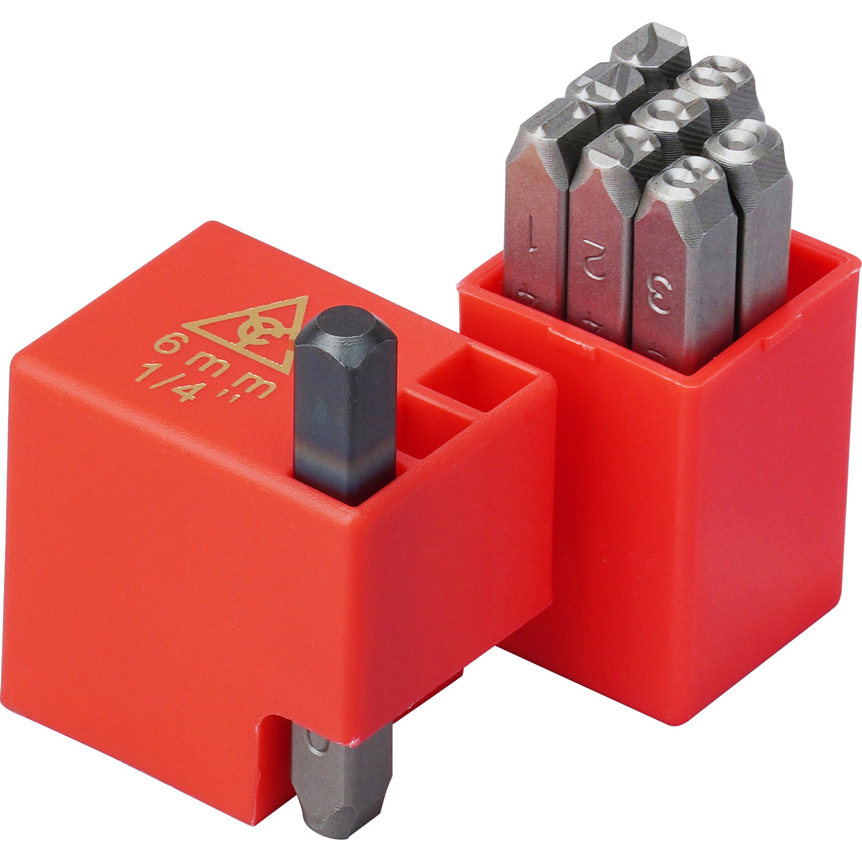 刻印セット 数字 モノタロウ 文字高6mm - 【通販モノタロウ】