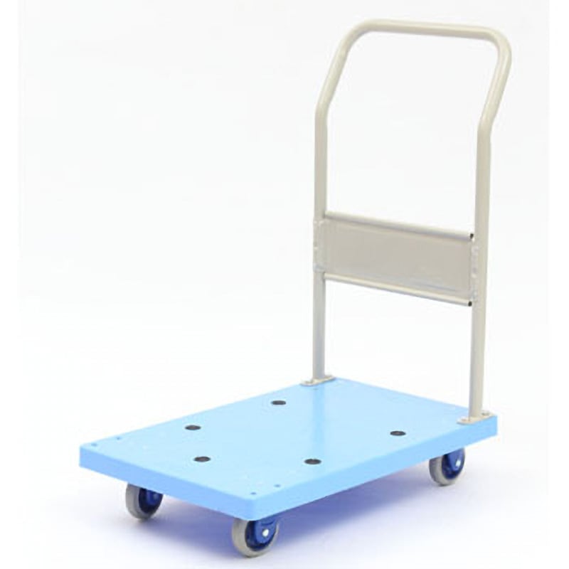 NP-102GS-LH 環境静音樹脂台車 金沢車輌 静か グレーゴム車輪 荷重150kg 荷台寸法755×455mm  NP-102GS-LH