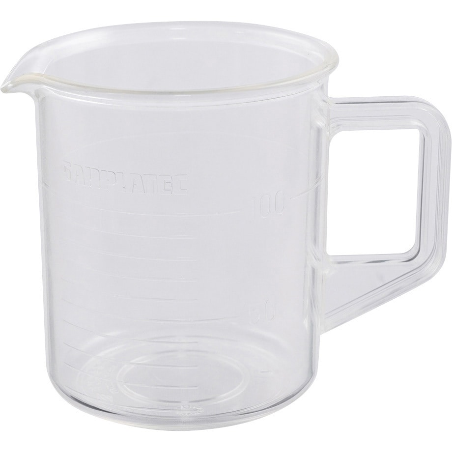 100Ml TPX(R) 手付きビーカー サンプラテック 目盛あり 100mL 1個