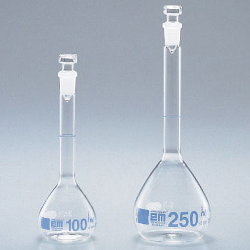 2820290 EMユーロメスフラスコ(共栓付き) アズワン 500mL 5,248円