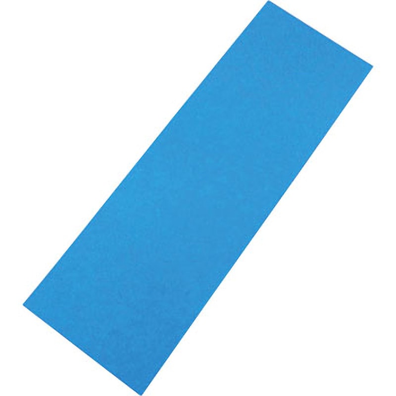 両面カラーマグネットシート 青/白(表/裏)色 寸法100×300×0.8mm 1枚 cmS-14