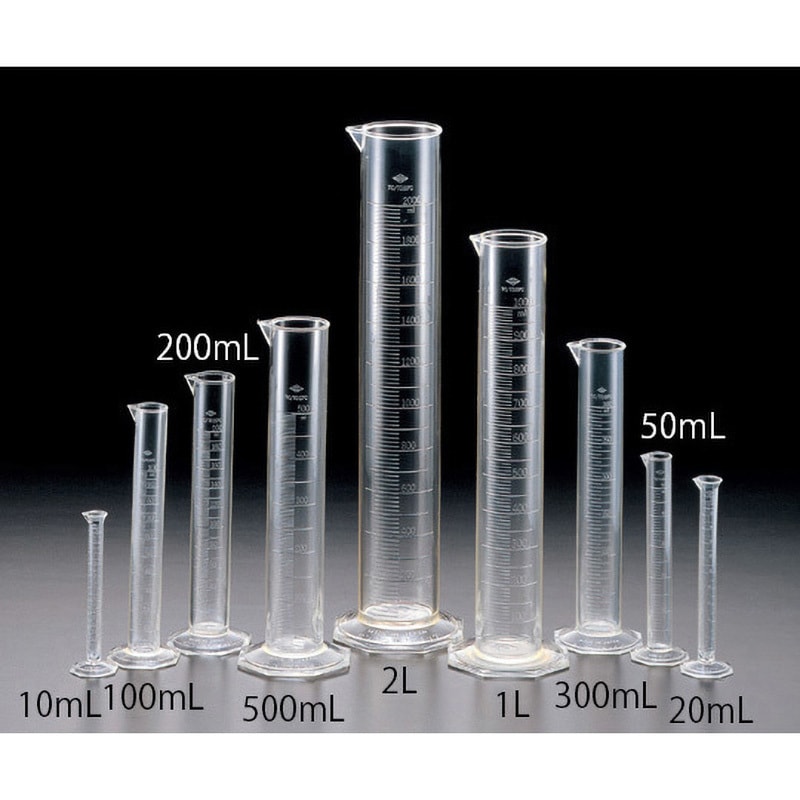 500Ml TPX(R) メスシリンダー サンプラテック 目盛あり 500mL 【通販
