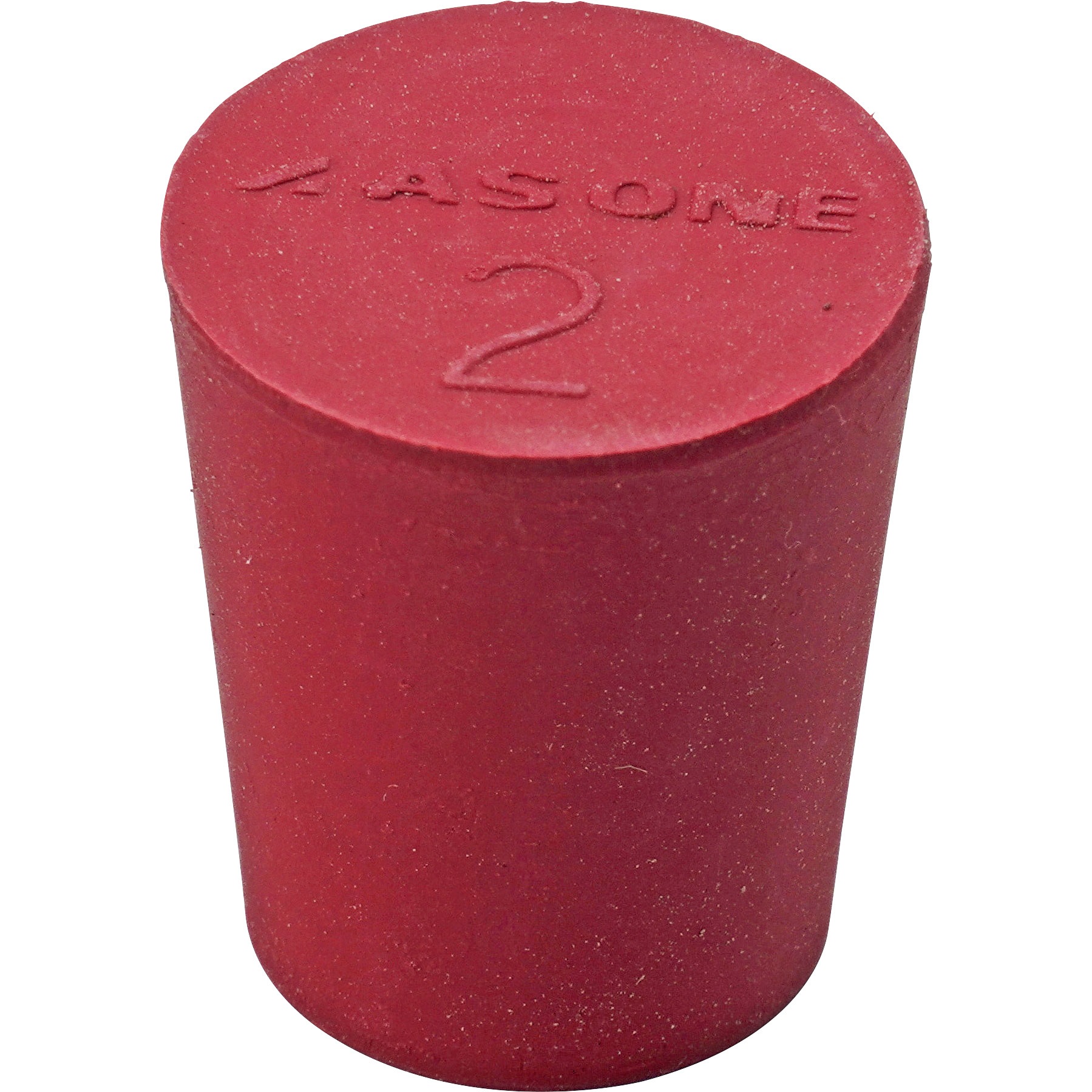 2号 赤ゴム栓 1個 アズワン 【通販モノタロウ】