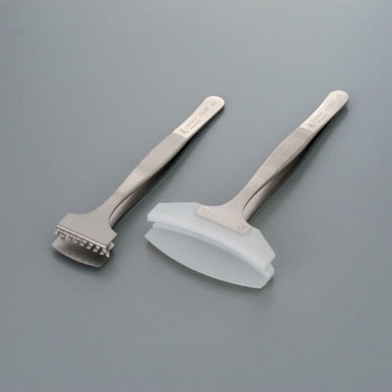 【超目玉枠】 ID-48WF フラットピンセット Ideal-Tek SA(耐酸鋼)製 全長135mm 実験用器具・消耗品