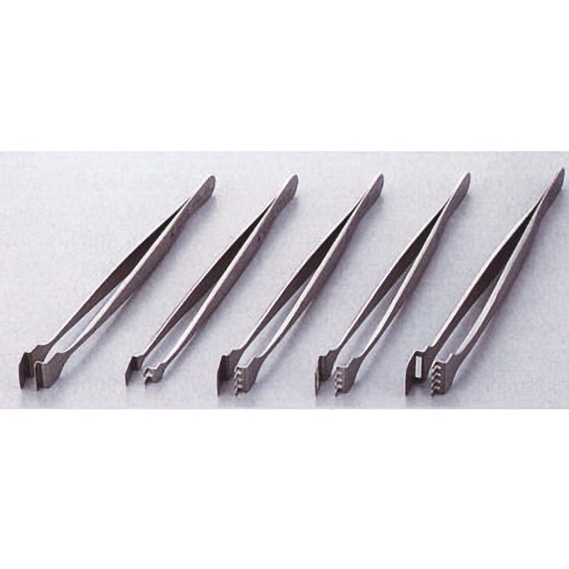 No.4WL フラットピンセット アズワン 全長125mm
