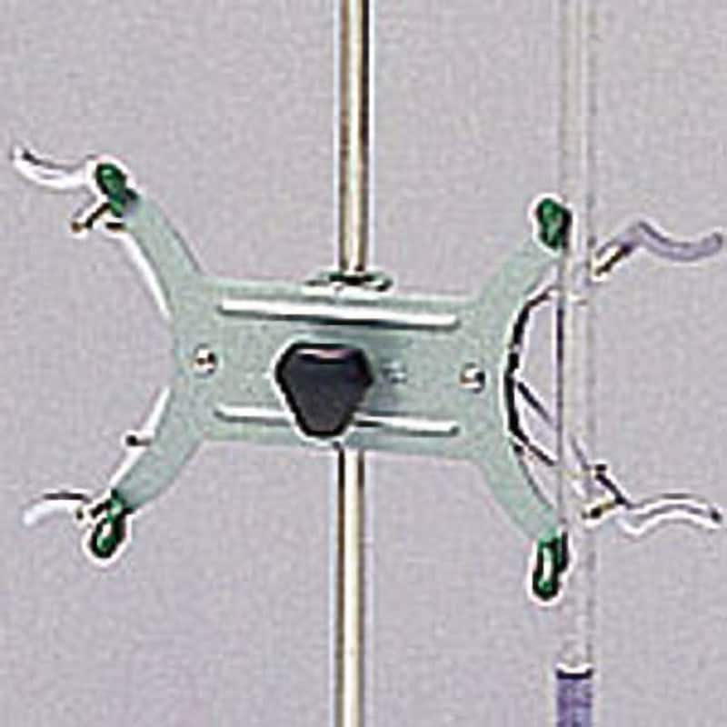 2ケ架用挟(米式) 磁製ビュレットスタンド用 オプション 1個 アズワン