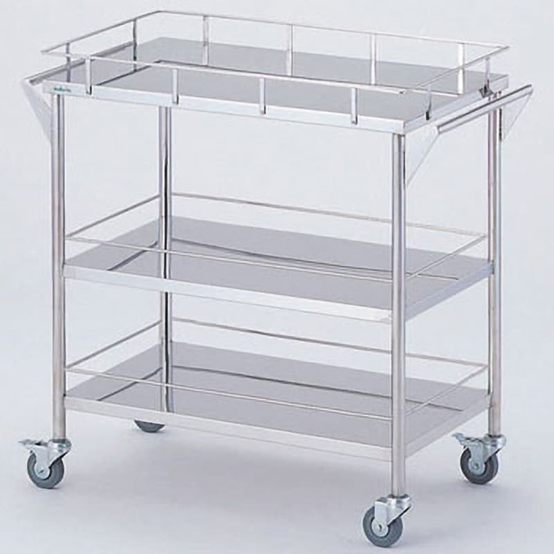 楽天市場】送料無料 新品 ステンレス台車 3段 総耐荷重180kg
