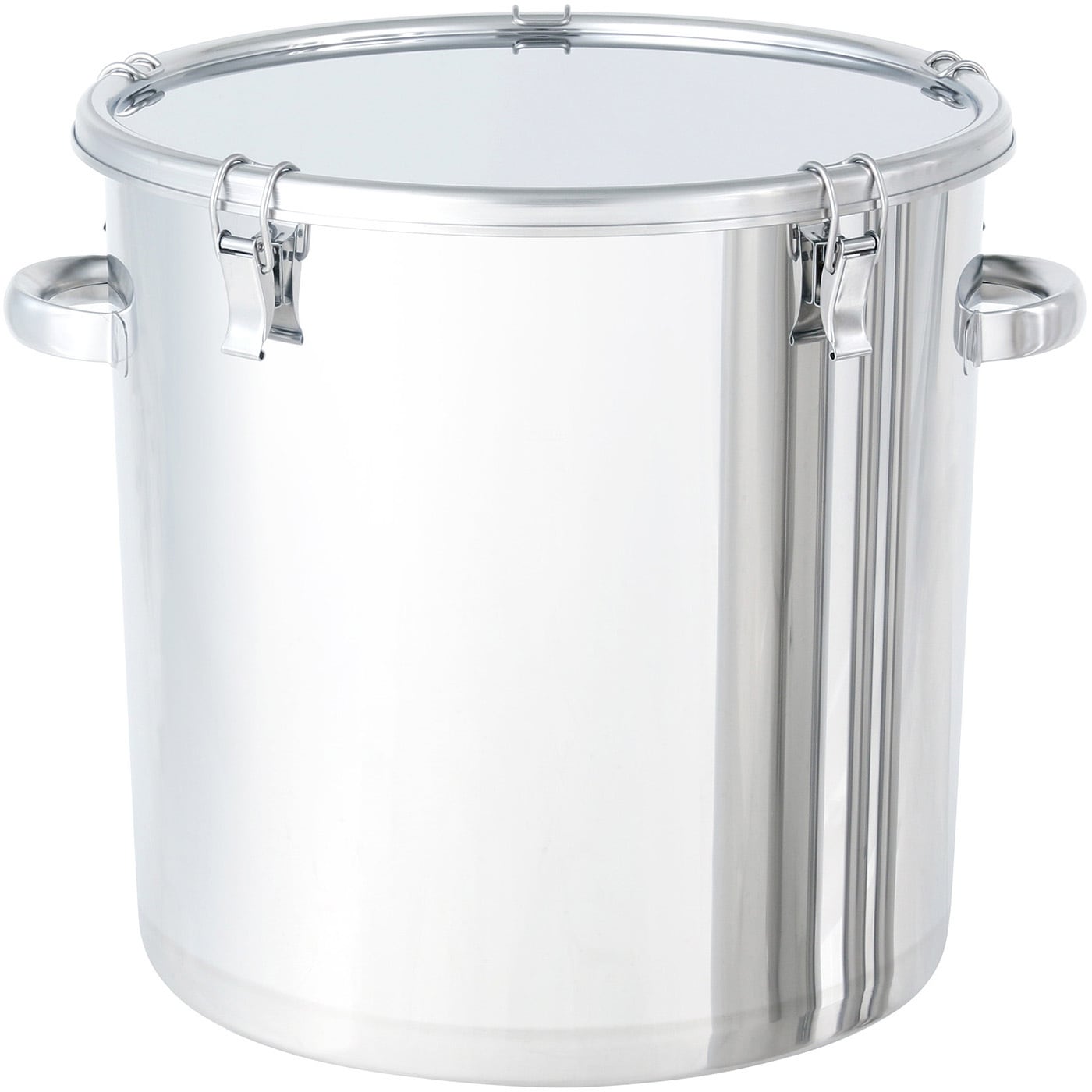 CM　日東金属工業  ステンレスタンク　バケツ　密閉容器 バンド式 CTL-30-316L ステンレスタンクSUS316Lバンド式密閉タンク