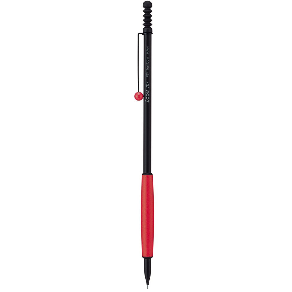 トンボ鉛筆 シャープ ZOOM707 0.5mm ブラック／レッド SH-ZS2 - 筆記用具