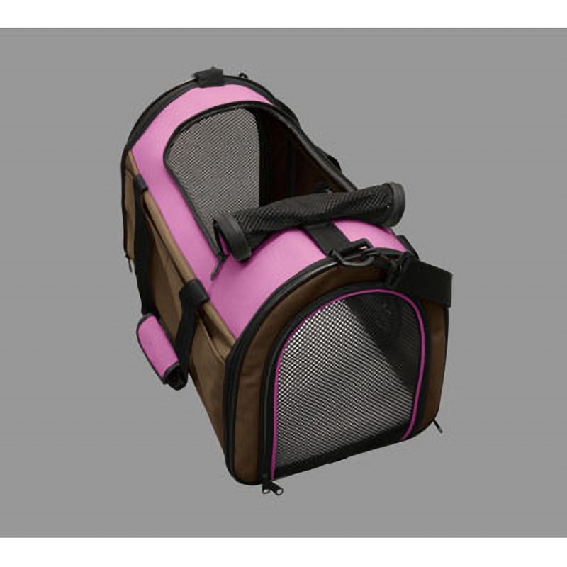 アイリスオーヤマ ソフトカバーペットキャリー ピンク SCC-460 POTC-500A 折りたたみソフトキャリー アイリスオーヤマ ピンク色