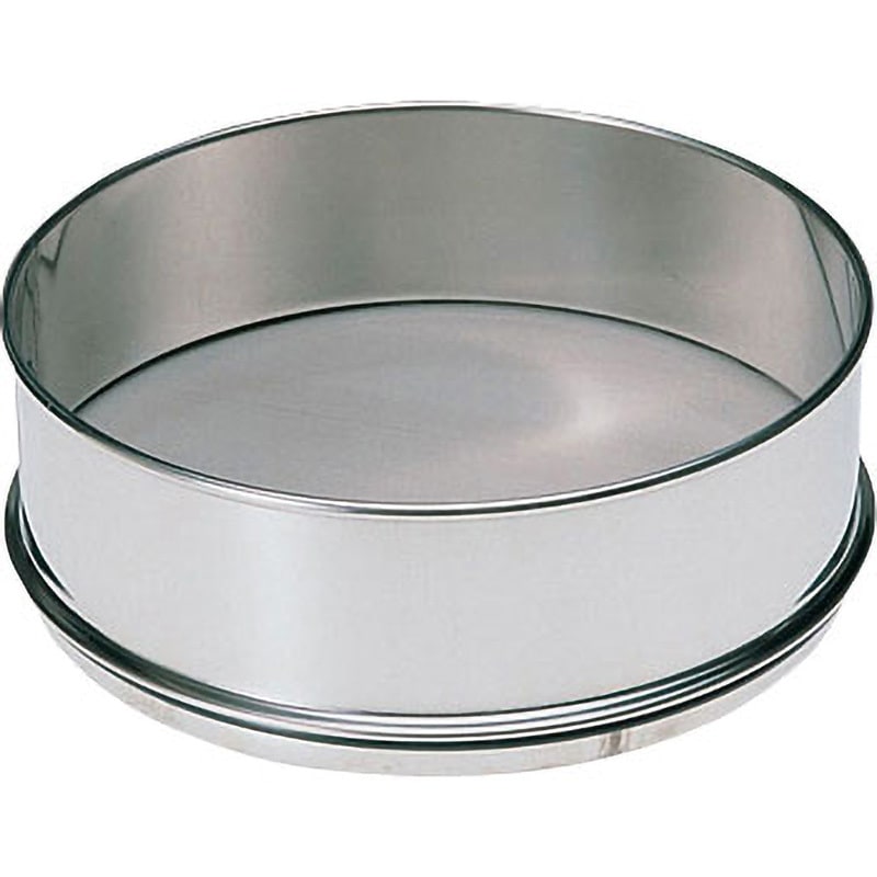 Φ200mm/蓋・受器 ふるい 東京スクリーン 普及型 内径Φ200mm深さ45mm