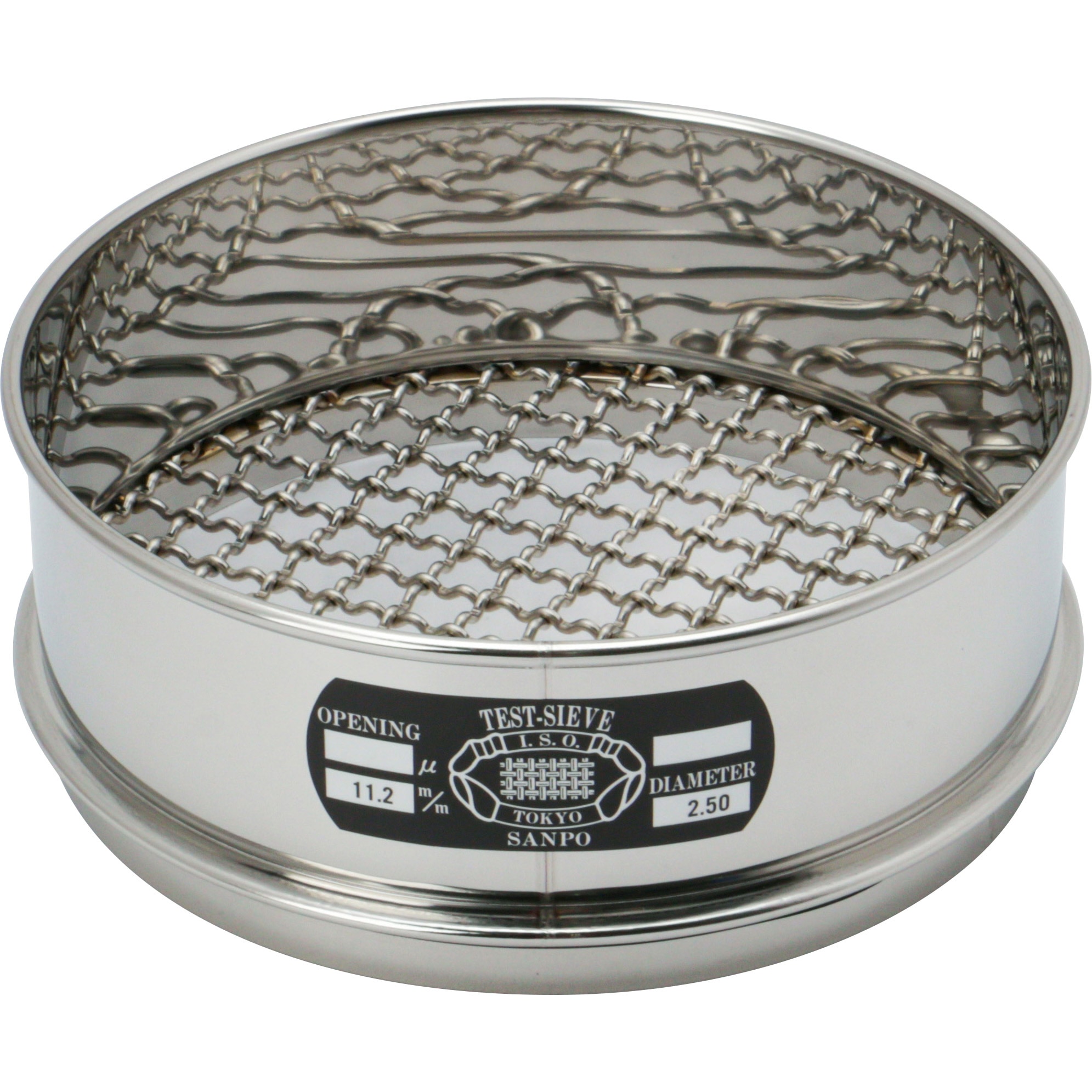 200×60/11.2mm ステンレスふるい 200Φ×60 サンポー クリンプ織 目開き11.2mm 6,349円