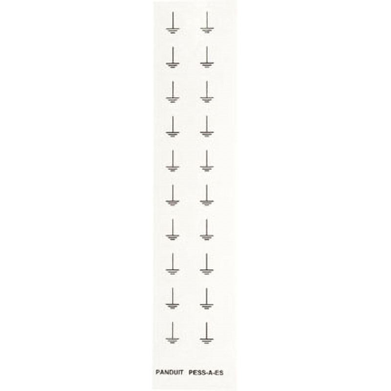 PESS-A-ES 導体識別ラベル PANDUIT(パンドウイット) 1箱(50枚) PESS-A-ES