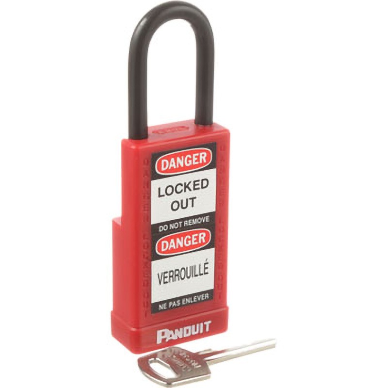 PSL-8-LB 非導体パドロック(錠前) 本体 PANDUIT(パンドウイット) 1個 PSL-8-LB