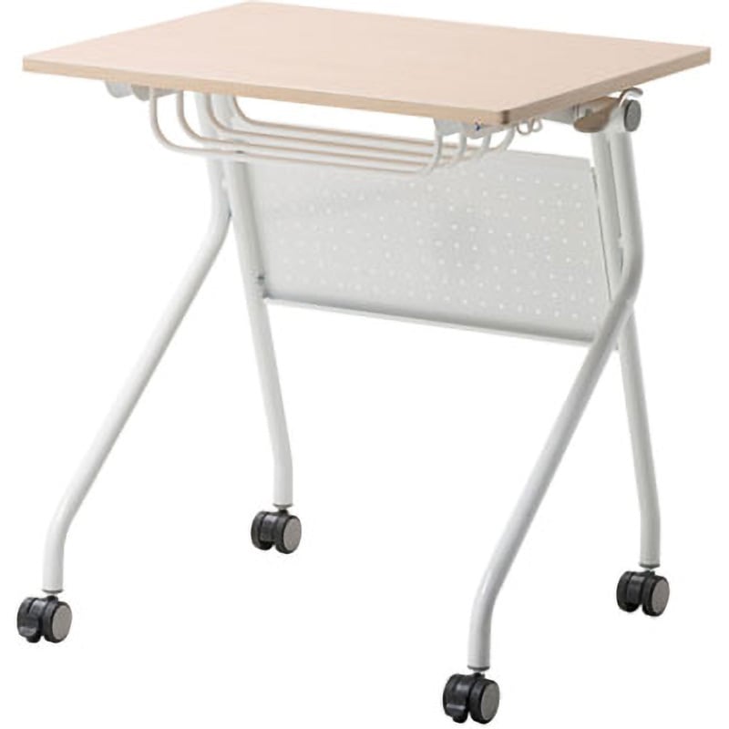 FLD-6550BRN フォールディングデスク サンワサプライ 高さ700mm間口650mm奥行500mm  FLD-6550BRN