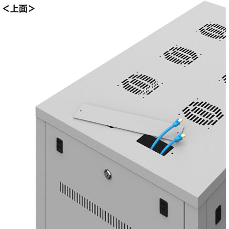 CP-SVN2410GYN 19インチサーバーラック ノーマルタイプ サンワサプライ 耐荷重500kg 間口600mm 1台 CP-SVN2410GYN