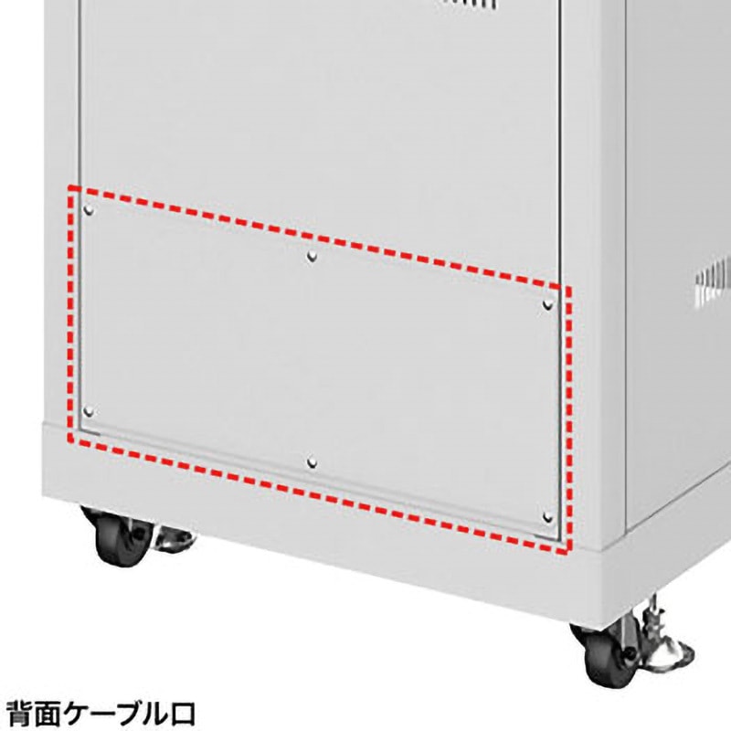 CP-SVN4290GYN 19インチサーバーラック ノーマルタイプ サンワサプライ 耐荷重500kg 間口600mm 1台 CP-SVN4290GYN