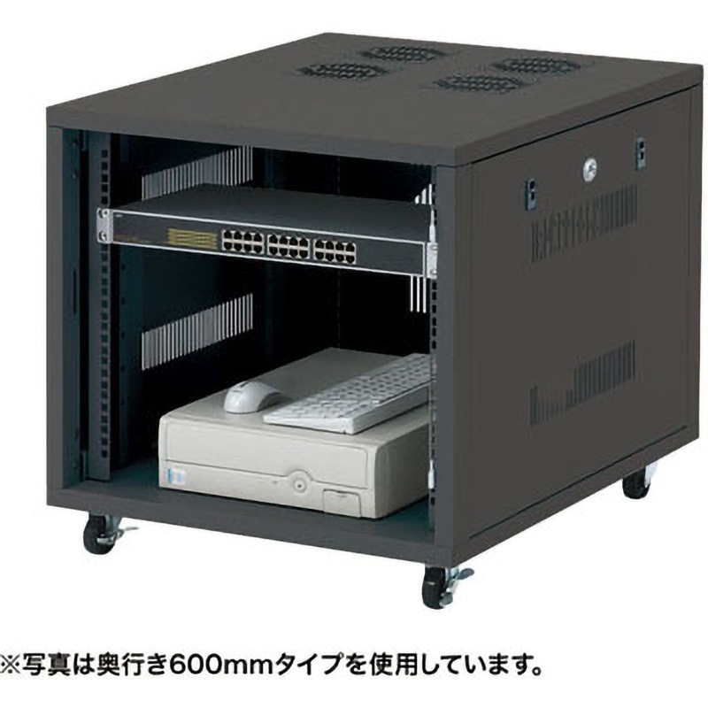 CP-SVNC2 19インチサーバーボックス サンワサプライ 耐荷重200(底板50