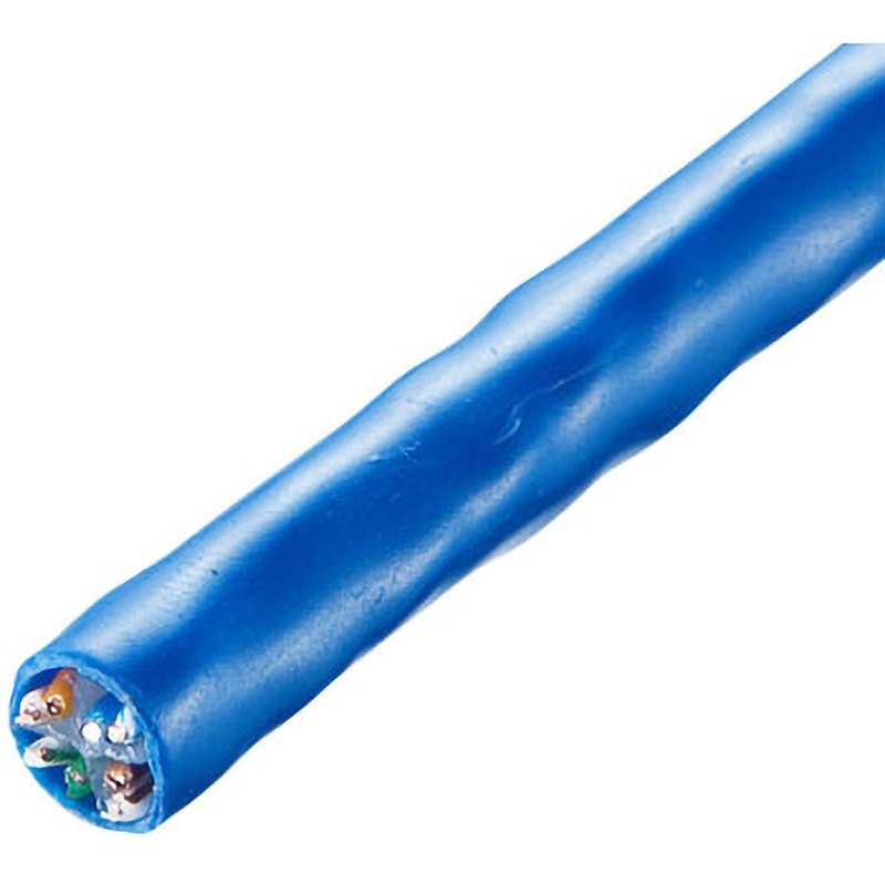【新品未使用】LANケーブル CAT6A 100m　KB-T6A-CB100w CAT6A 自作用LANケーブル 100m ケーブルのみ 伝送速度10Gbps