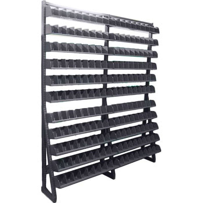 RKVS-HS932A-PF RVS 支柱タイプ 壁面片面 CD用11段 (単体タイプ) イトーキマーケットスペース ダークグレー色店舗什器