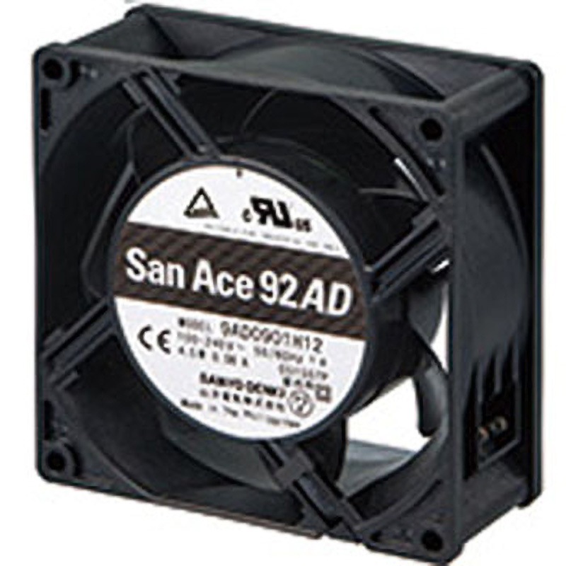 9AD0901H12 ACDCファン San Ace 92AD(□92mm) 山洋電気 AC100～240V サイズ92×92mm厚さ38mm  9AD0901H12